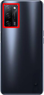 BLACKCLOUD Oppo A53s Back Panel(Black)