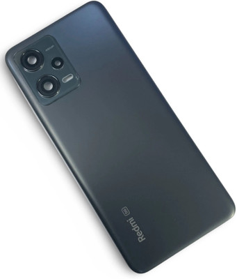 MAXOUT REDMI NOTE 12 (5G) (Matte Black) WITH CAMERA RING LENS Back Panel(Matte Black)