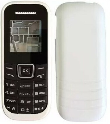 Pacificdeals Samsung Guru 1200 E1200 Body Full Keypad Housing Panel (Not Mobile Phone) Full Panel(White)