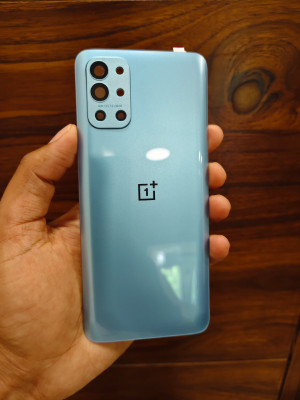 SlopK SlopK OnePlus 9R(Glass) Back Panel(Lake Blue)