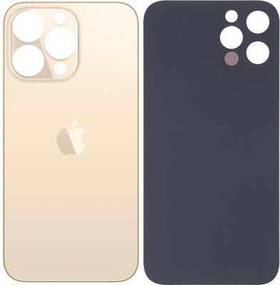 Unique4Ever Apple iPhone 13 Pro ( Glass ) Back Panel(Gold)