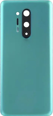 SPAREASP OnePlus 8 Pro (Glass) With Camera Lens Back Panel(GREEN)