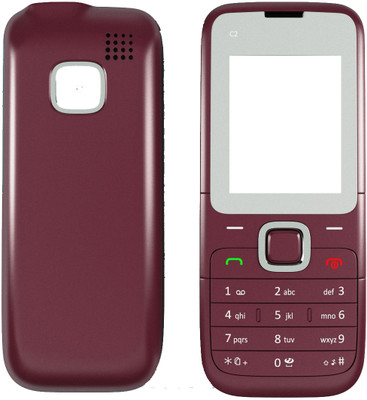 imbi Nokia C2-00 / Nokia C2 2010 Model Front Back Body With Keypad Front & Back Panel(Red)