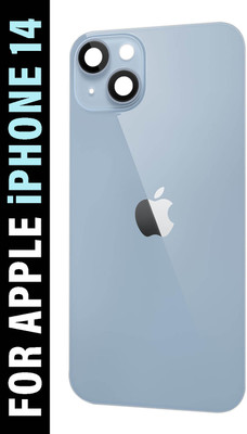 SOCO Apple iPhone 14 With Camera Glass Back Panel(Blue)