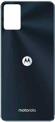 Kraze4blaze Motorola Moto E22 (with Proper Logo) Back Panel(Eco Black)