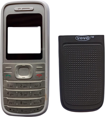 imbi Nokia 1200 Front Back Body With Keypad Front & Back Panel(White)