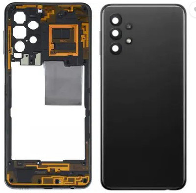 imbi Samsung Galaxy A32 4G Full Body With On Off And Volume Button Camera Glass Full Panel(Black)
