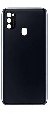 imbi Samsung Galaxy M21 Mobile Phone Panel Power And Volume Button Camera Glass Back Panel(Black)
