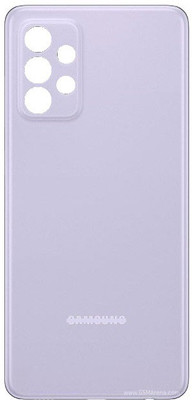 Sandreezz Samsung Galaxy A52 (with Proper Logo) Back Panel(Awesome Violet)