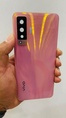 AceKing VIVO X50 Back Panel Battery Cover Back GLASS Panel Compatible Back Panel(PINK)