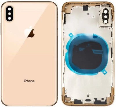 Sandreezz Apple iPhone XS Max (With All & Side Volume Power Buttons) (Best Quality) Full Panel(Gold)