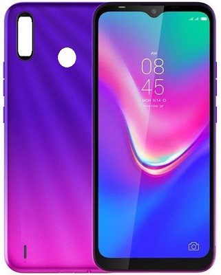 Kraze4blaze Tecno POP 3 Plus (With Proper Logo) Back Panel(Hillier Purple)
