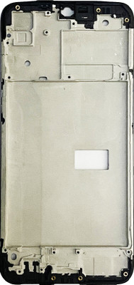 Tworld Realme 3i ( RMX1827 ) Front Housing LCD Frame Bezel Plate Digitizer Panel(Black)