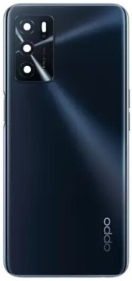 Sandreezz Oppo A16 with Proper Logo (With Middle Ring Camera Lens & Side Volume Power Buttons) Full Panel(Crystal Black)