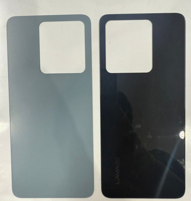 HNVIEW LAVA YUVA 5G BACK GLASS PANEL WITH LOGO AND COMAPTIBLE BACK GLASS Back Panel(Black)