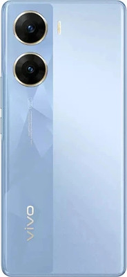 IMCase Vivo Vivo V29e(Glass) Back Panel(Artistic Blue)
