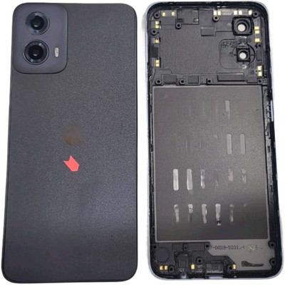 HNVIEW MOTOROLA MOTO G34 5G OG BACK PANEL WITH HOUSING BODY COME WITH SIDE KEY BUTTON WITH Back Panel(BLACK)