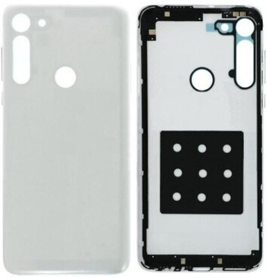 KezeMize Motorola Moto G8 (Best Quality)(With Proper Logo) Back Panel(White Prism)