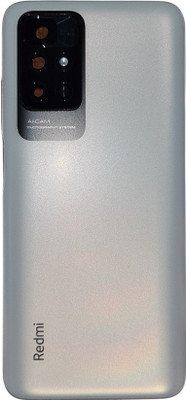 AL BAARI STORE redmi note 11 4g full body ring & back panel,baton,lens frame Full Panel(white)