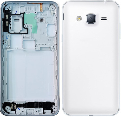 imbi Samsung J3 2016 Power and Volume Button Camera Glass Full Panel(White)