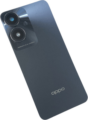 MAXOUT OPPO A59 5G (Starry Black) with Camera Ring Glass Lens Back Panel(Starry Black)