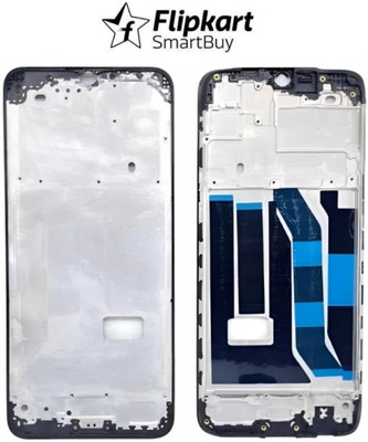 Flipkart SmartBuy Realme Narzo 10A Front Housing LCD Frame Bezel Plate Front Panel(Black)