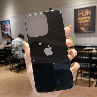 Kraze4blaze Apple IPhone 13 Pro Max (With Proper Logo) Back Panel(black)