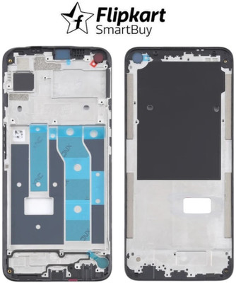 Flipkart SmartBuy Realme 6 Front Housing LCD Frame Bezel Plate Front Panel(Black)