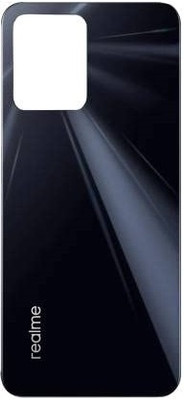 FLOUNDER REALME C35 WITH PROPER LOGO Back Panel(Black)