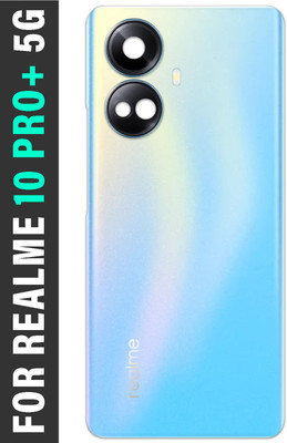 Safa Realme 10 Pro+ Plus 5G With Camera Glass Back Panel(Nebula Blue)