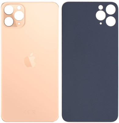 Sandreezz Apple iPhone 11 Pro (Glass) (Best Quality) (with Proper Logo) Back Panel(Matte Gold)