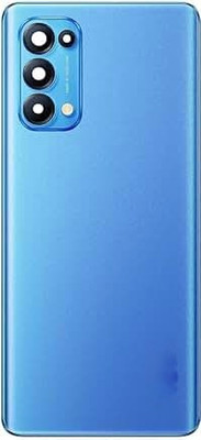 SPAREASP Oppo Reno 5 Pro (With Camera Lens) Blue Back Panel(Blue)