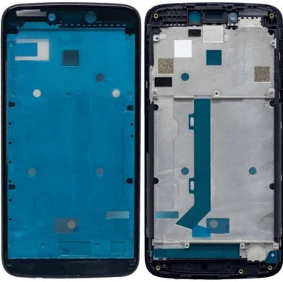 Kraze4blaze Motorola Moto C (Original Front Housing LCD Frame) Front Panel(Black)