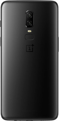 KezeMize OnePlus 6 (Matt) (Glass) Back Panel(Midnight Black)