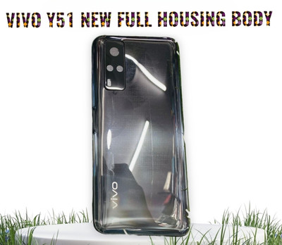 AL BAARI STORE Vivo Y51 new full housing with all materials attached Full Panel(Black)