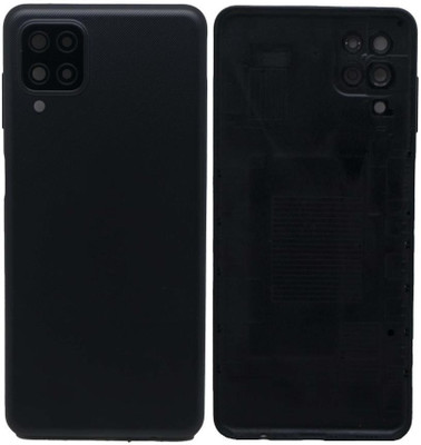 SRaccessories Samsung A12 Back Panel(Black)