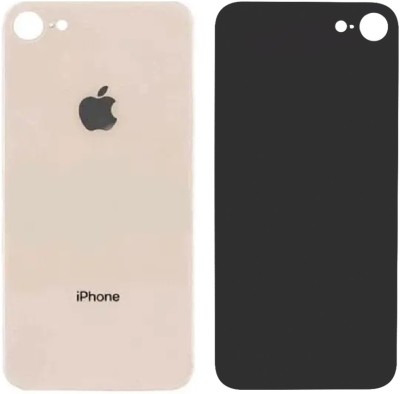 Sandreezz Apple iPhone 8 (Glass) (Best Quality) (with Proper Logo) Back Panel(Gold)