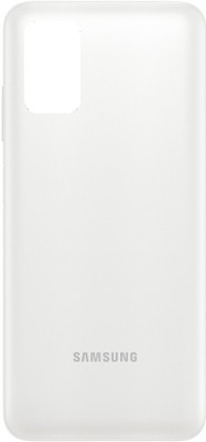 Sandreezz Samsung Galaxy A03s (with Proper Logo) Back Panel(White)