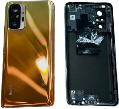 AL BAARI STORE Mi Note 10 Pro Max Housing with all materials attached Full Panel(Gold)