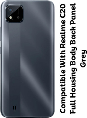 Shkiyo REALME C20 Full Housing Body Premium Quality Back Panel(Grey)