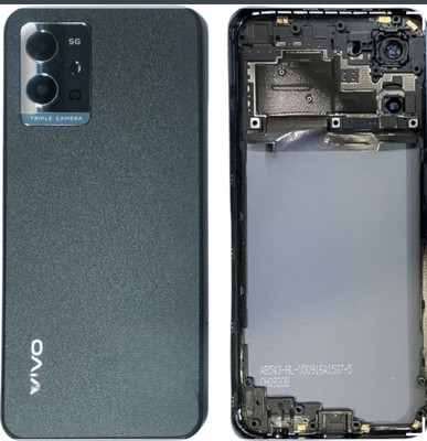 AL BAARI STORE Vivo T 1 5G housing with all materials attached Back Panel(Black)