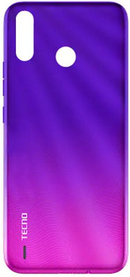 Sandreezz Tecno Spark 4 Lite (BB4K) (with Proper Logo) Back Panel(Purple)