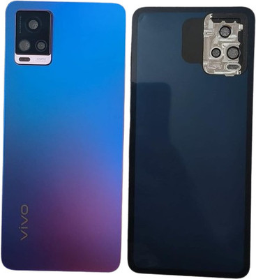 Sandreezz Vivo V20 2021 (Glass) (With Camera lens Ring) (with Proper Logo) Back Panel(Sunset Melody)