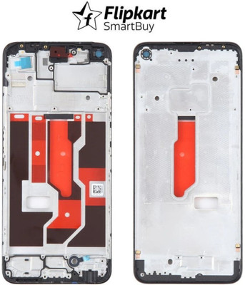 Flipkart SmartBuy Realme 9i 4G Front Housing LCD Frame Bezel Plate Front Panel(Black)