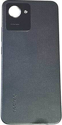 SPAREASP Realme C30 (With Proper Logo) Black Back Panel(Black)