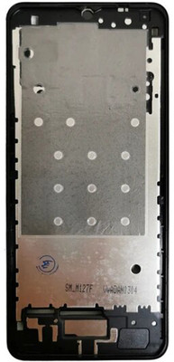 HQP for Samsung Galaxy M12 ( SM-M127F, SM-M127F/DS, SM-F127G, SM-F127G/DS ) [ With Volume Flex ] Front Housing LCD Frame Bezel Plate Digitizer Panel(Black)