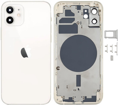 Flipkart SmartBuy Apple (with SIM Card Tray & Side keys & Camera Lens) Full Panel(White)