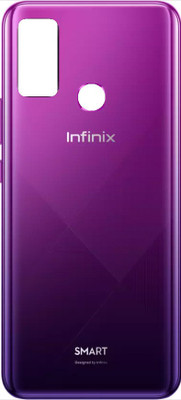 Sandreezz Infinix Smart 4 (X680) / Infinix Smart 4 Plus (X680D) (with Proper Logo) Back Panel(Purple)