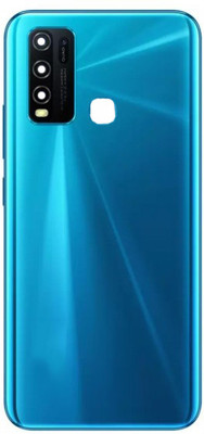 imbi Vivo Y50 (1935, V1965A) With Network Antenna, Power and Volume Button Camera Glass Full Panel(pacock Blue)