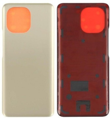 KezeMize Xiaomi Mi 11 (Glass)(Best Quality)(With Proper Logo) Back Panel(Gold)